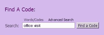 Search for Medical Billing Codes and Descriptions