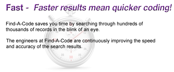 Medical Codes List - Fast