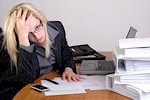 Overwhelmed Worker