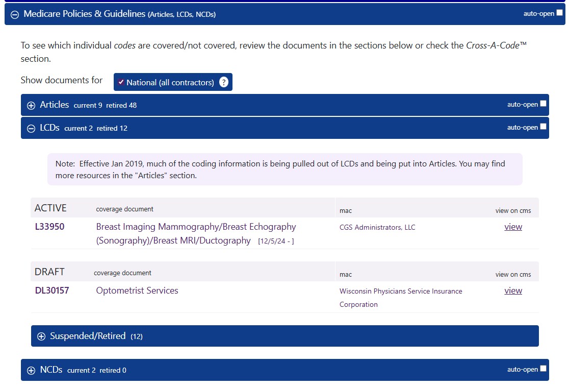 after Updated location selector for Medicare Policies set forNational Unadjusted