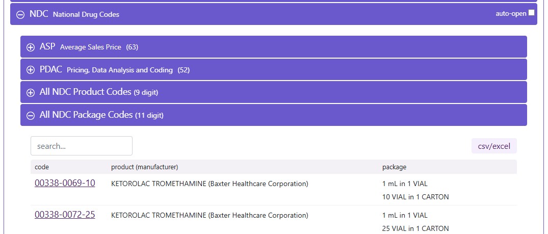 after Added Package information to NDC code