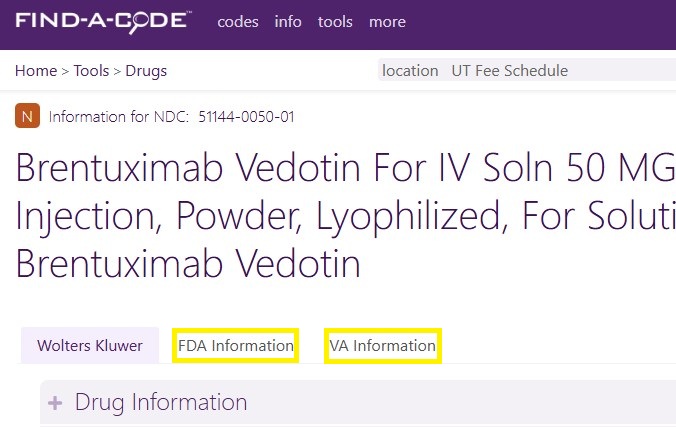 Separate tab for VA Information