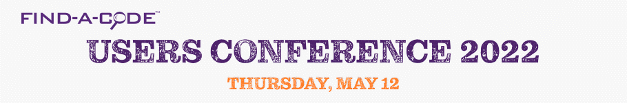 Find-A-Code Users Conference