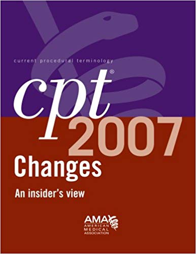 Book cover for CPT Changes 2007