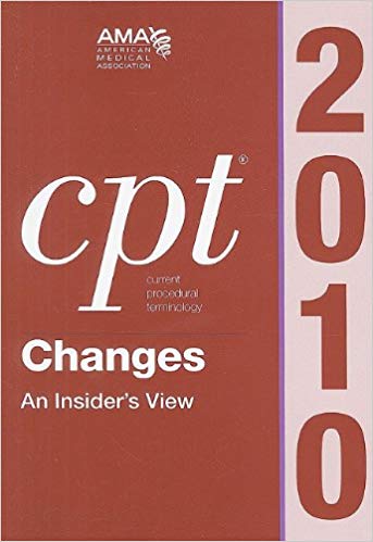 Book cover for CPT Changes 2010