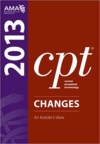 Book cover for CPT Changes 2013
