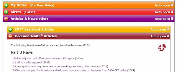 DecisionHealth Newsletters - Coder Pink Sheets, Part-B News, Answer Books