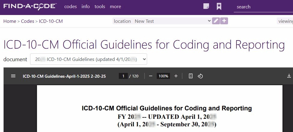 icd-10-cm official guidelines